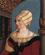 HOLBEIN, Hans the Younger Portrait of Dorothea Meyer France oil painting artist